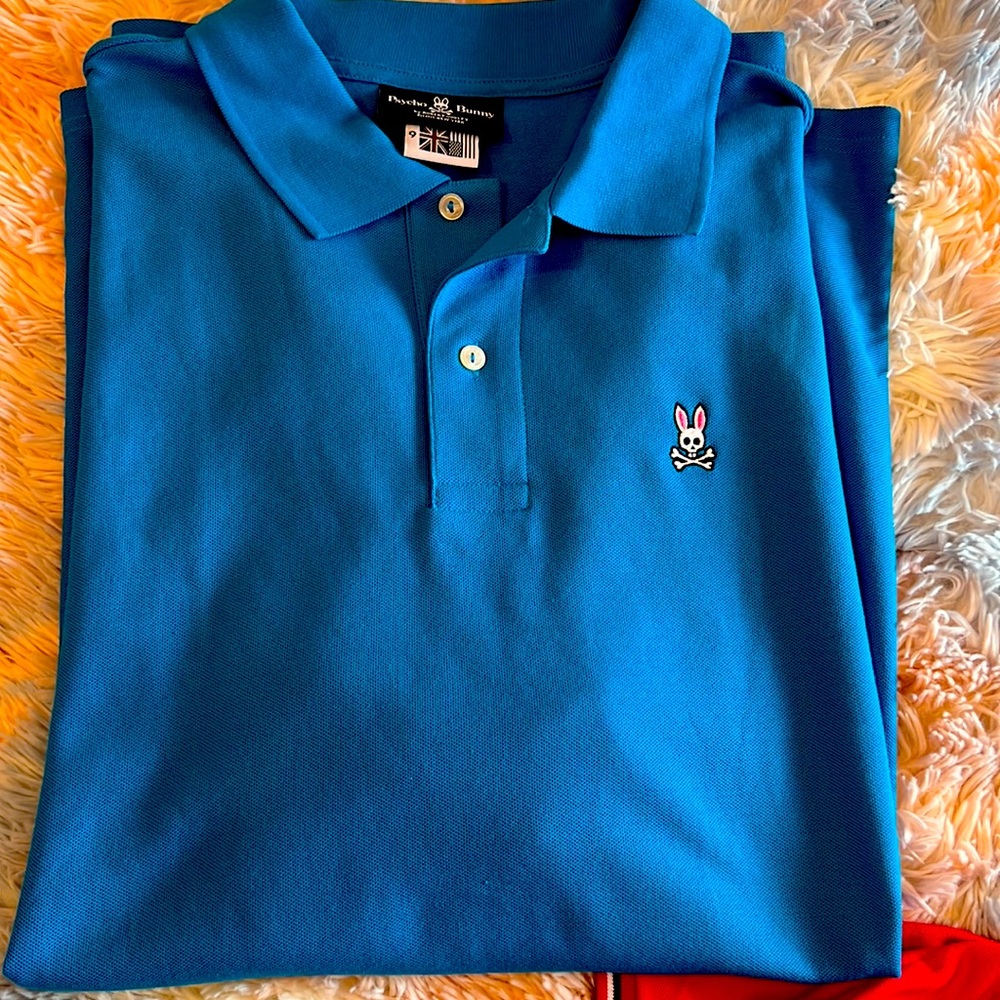 Mens psycho bunny polo size 9